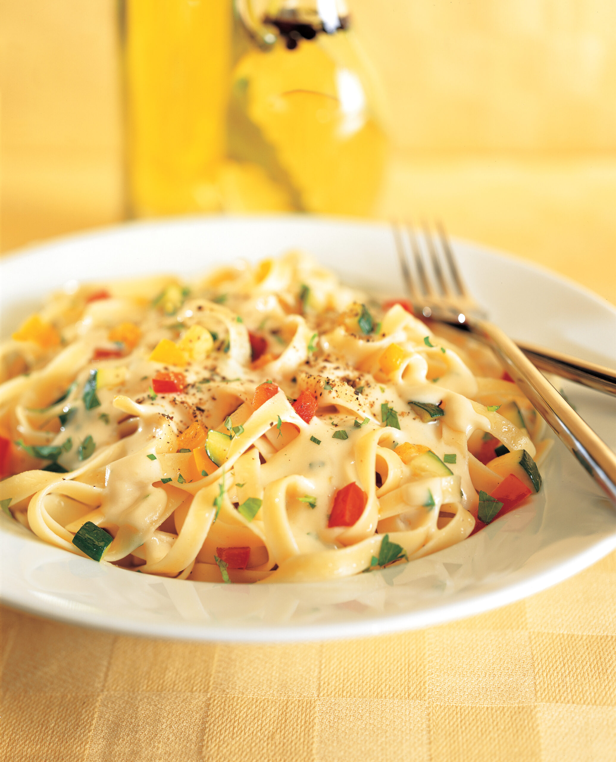 Fettuccni alfredo (with Natura soy beverage) - Natura