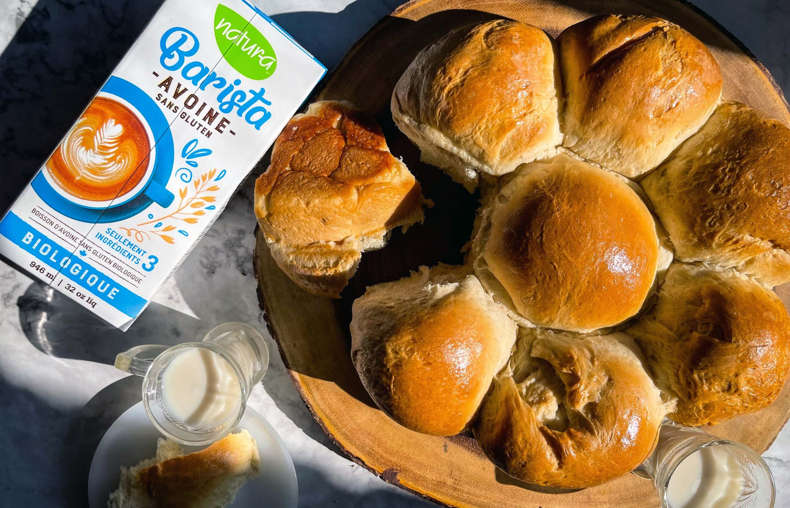 Milk Bread Rolls - Natura