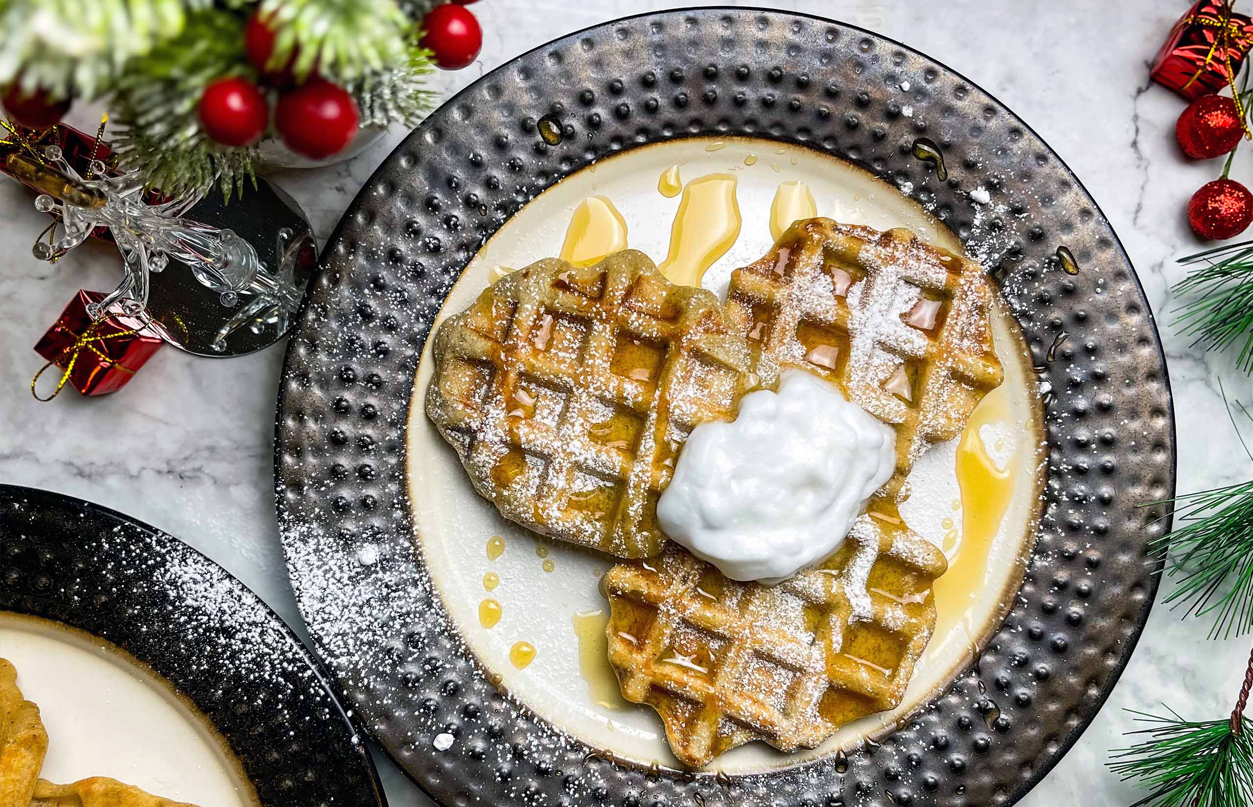 Gingerbread Waffles by Natura - Vegan recipes - Natura