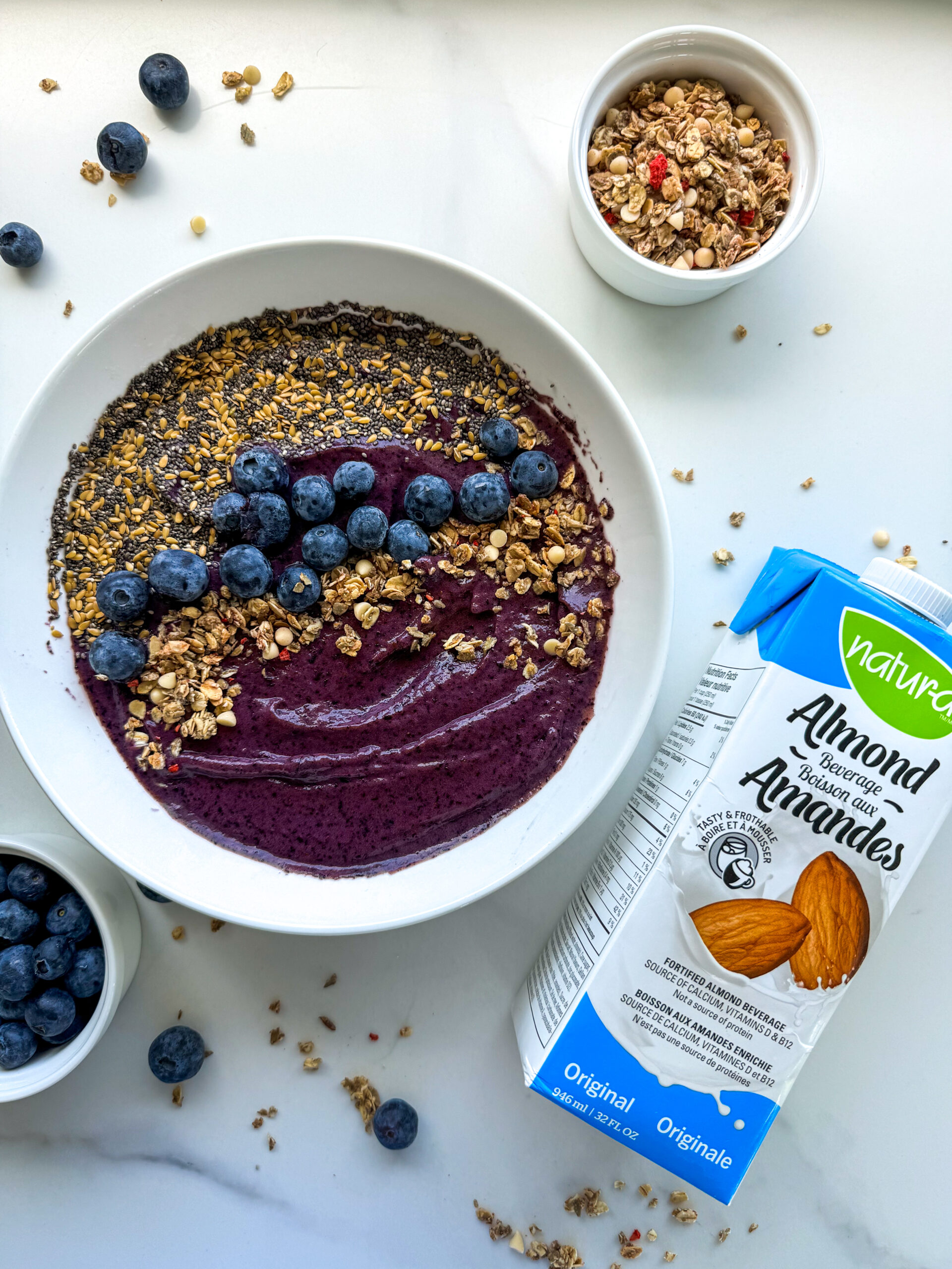 Frozen Blueberry Smoothie Bowl - Natura